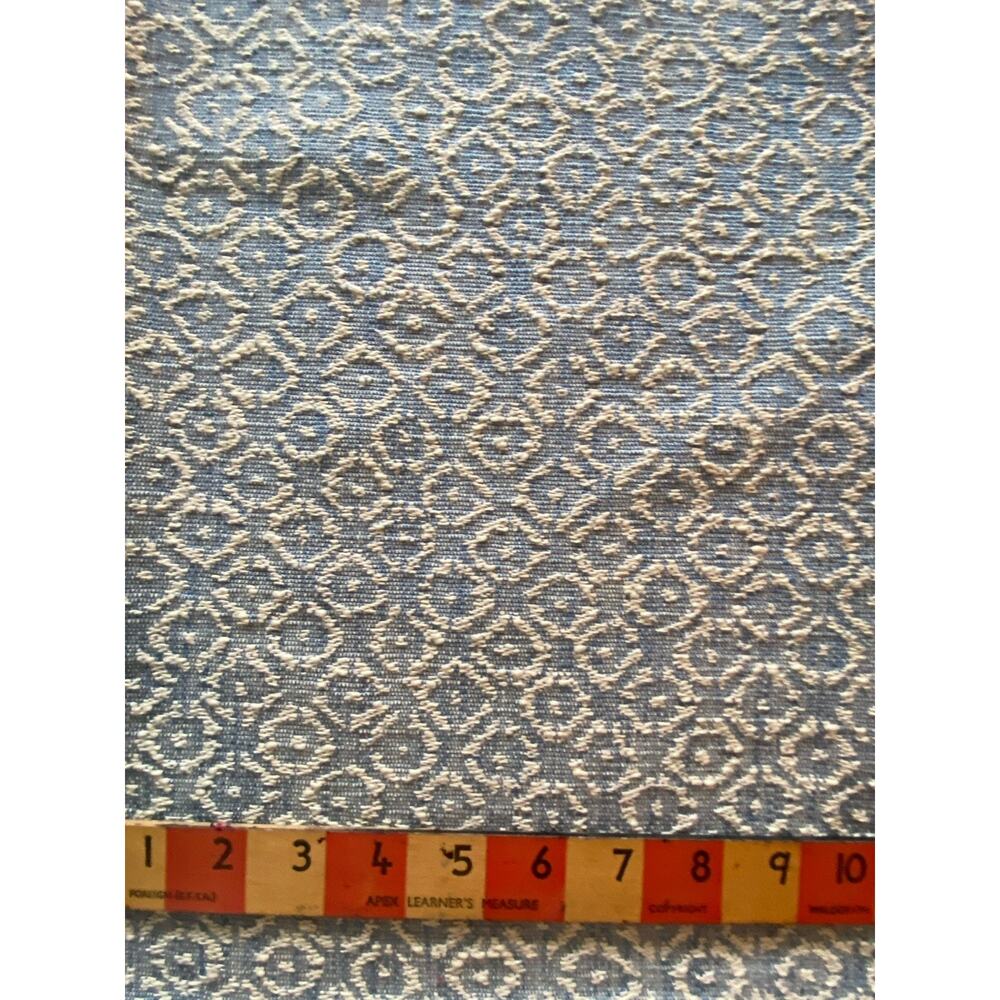 Lee Jofa Blithfield Diamond Weave Heavy Fabric Albemarle Blue 48"x84" sample